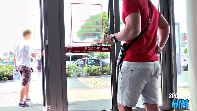 Nasty jock rides hard at casting