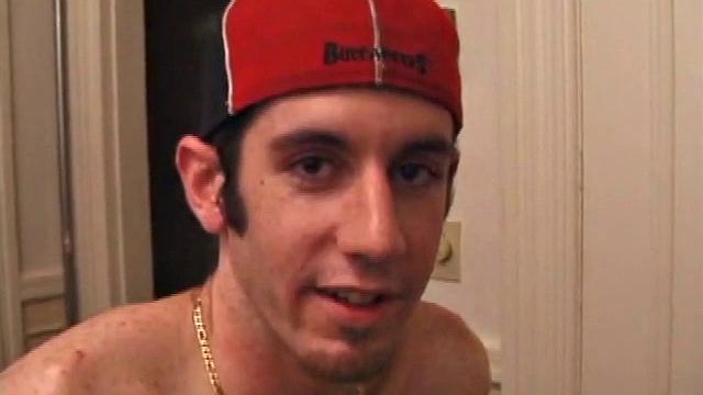 When Tag comes home and finds the massage table out, Matthew has him lie down on it and quickly strips his clothes off to get his hands on that cock. Tag finds someone's dick and starts blowing.