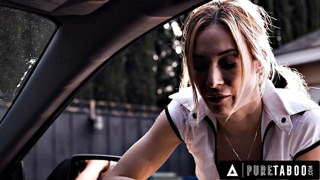 Студентка Aiden Ashley соглашается на грязную работу от извращённого отчима преподавателя, жадно трахается с двумя мужиками одновременно.