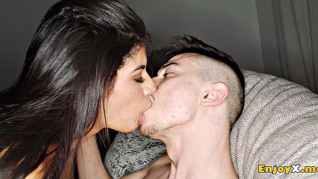 Horny Latina Sheila Ortega impatiently sucks on Tommy Cabrio's fat spear, filling her taut cootchie with his immense manstick - in enjoy with the XXX porn!