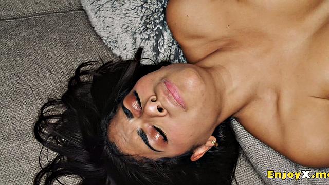 Horny Latina Sheila Ortega impatiently sucks on Tommy Cabrio's fat spear, filling her taut cootchie with his immense manstick - in enjoy with the XXX porn!