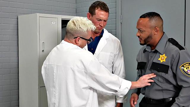 Mesmerized jocks used in IR 3some by doctor