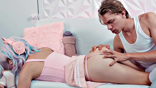 HETEROFLEXIBLE - Femboy Sam Ledger's Hole Is Destroyed By Leo Louis' Dick! SPANISH SUBTITLES