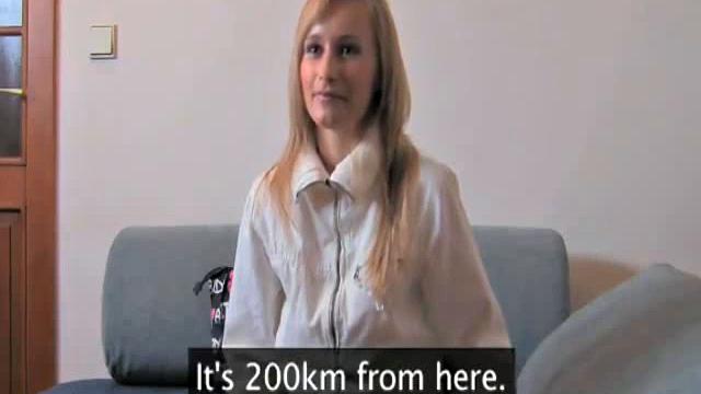 Blonde Teen wants money for sex