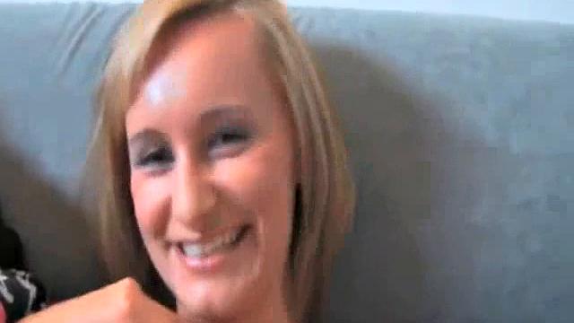 Blonde Teen wants money for sex