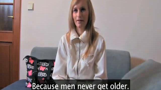 Blonde Teen wants money for sex