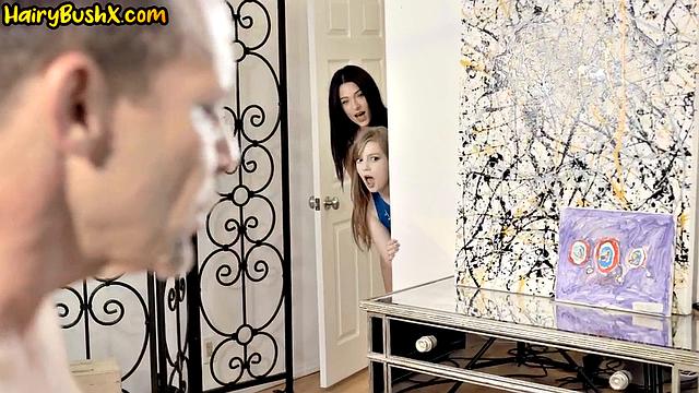 Big hairy babe doggypounded by her BF