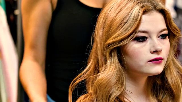 Petite beauty fucked by big white dick in wet pussy hole