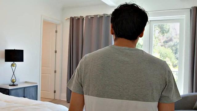 Busty Black bae fucked in bathroom by lucky white guy