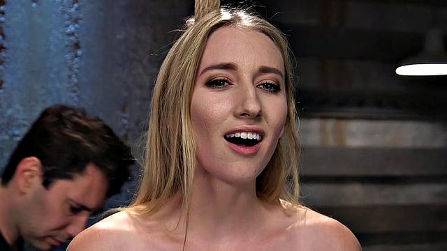 Big booty bondage slut rides master while tied up