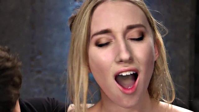 Big booty bondage slut rides master while tied up