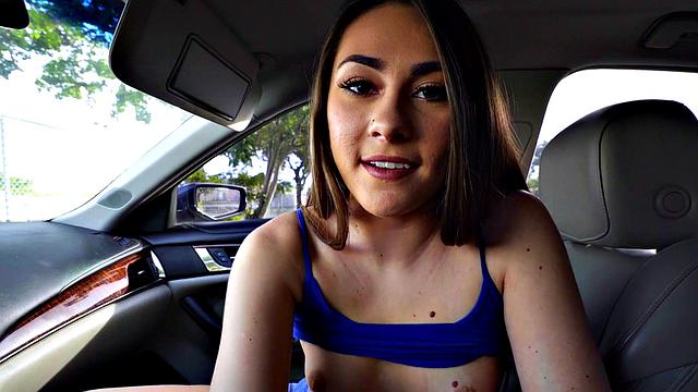 The Waitress gets her trimmed pussy pounded in various positions with a naughty twist