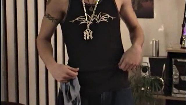 Straight Buzz Beats His Cock