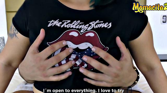 CARNE DEL MERCADO - Xiomara Soto and Pedro Nel - BBW latina takes it rough