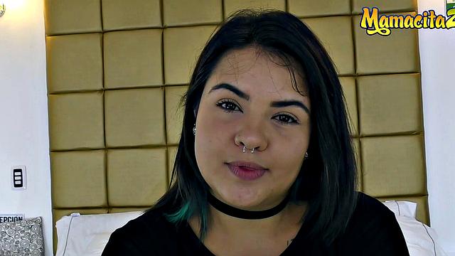 CARNE DEL MERCADO - Xiomara Soto and Pedro Nel - BBW latina takes it rough