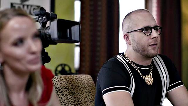 Bisexual deepthroat competition for slut and man