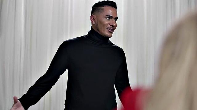 Bisexual deepthroat competition for slut and man