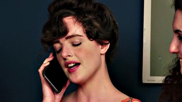 Busty British CFNM mistresses wanking submissives in group