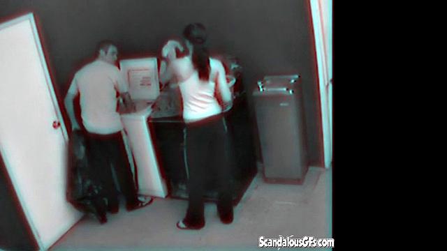 Horny couple bored with doggystyle & laundry get wild with hard fucking and Licking