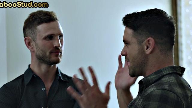 Athletic jock barebacked by stepbro till cumshot