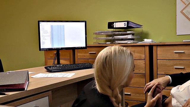 LOAN4K. Needing loan makes businesswoman hook up with man