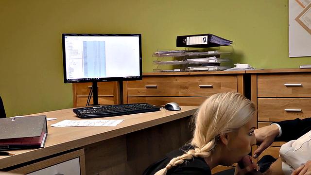 LOAN4K. Needing loan makes businesswoman hook up with man