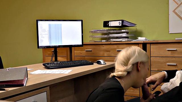 LOAN4K. Needing loan makes businesswoman hook up with man