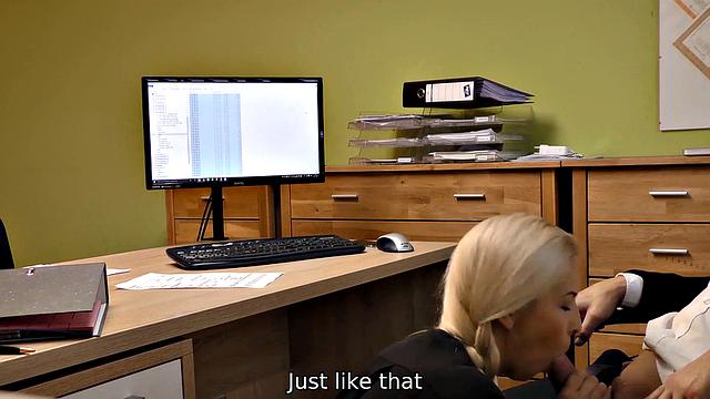 LOAN4K. Needing loan makes businesswoman hook up with man