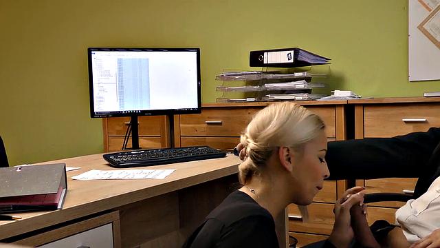 LOAN4K. Needing loan makes businesswoman hook up with man