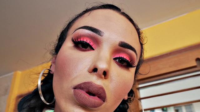 Latina hottie with pierced nipples gets her booty drilled after giving a sloppy blowjob