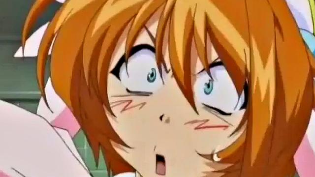 Анимешная школьница смачно лупит яйца, парень теперь её игрушка