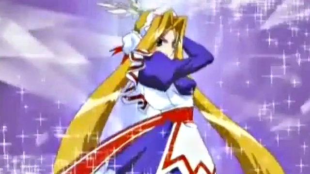 Weird anime teen smashes crotch