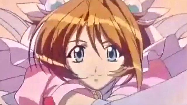 Weird anime teen smashes crotch