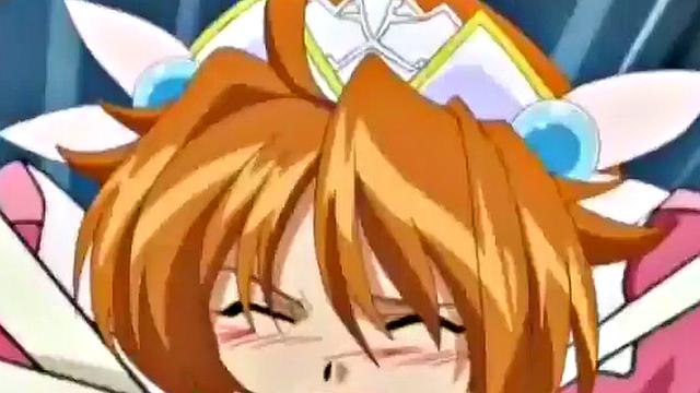 Анимешная школьница смачно лупит яйца, парень теперь её игрушка