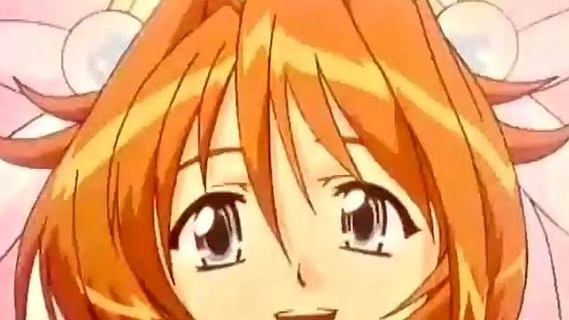 Weird anime teen smashes crotch