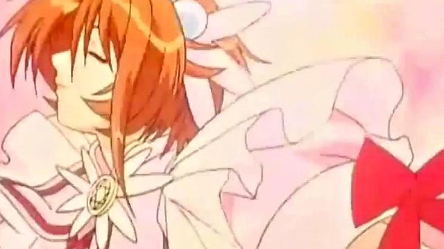 Анимешная школьница смачно лупит яйца, парень теперь её игрушка