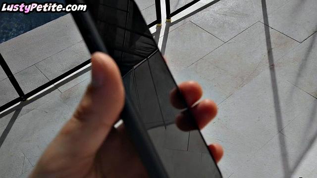 Petite BFFs sharing a lucky dude in 3some