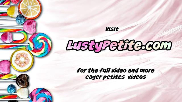 Petite BFFs sharing a lucky dude in 3some