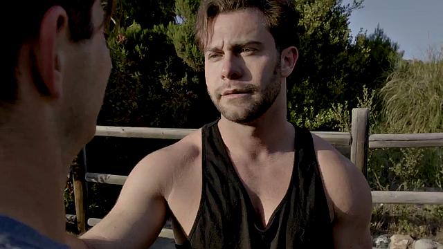 Inked babe sucks cock and gets smashed in 3some