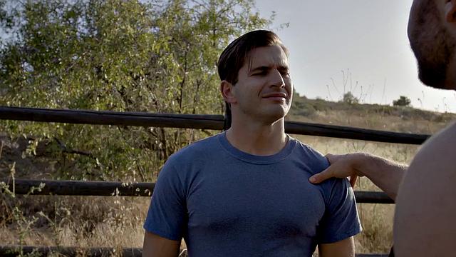 Inked babe sucks cock and gets smashed in 3some