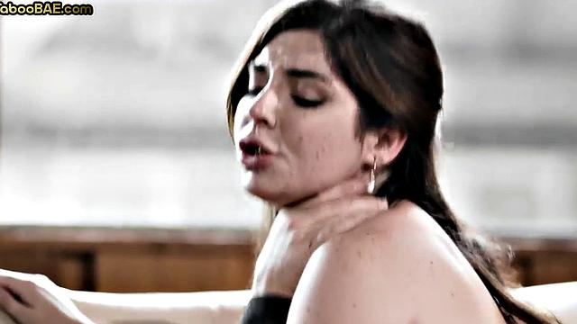 Cockhungry babe fucked by her lover in hot affair