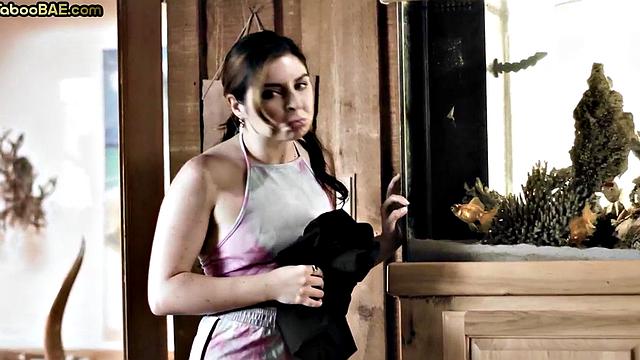 Cockhungry babe fucked by her lover in hot affair