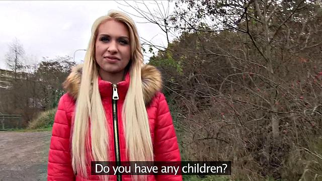 Beautiful Blonde Fucks in Backseat