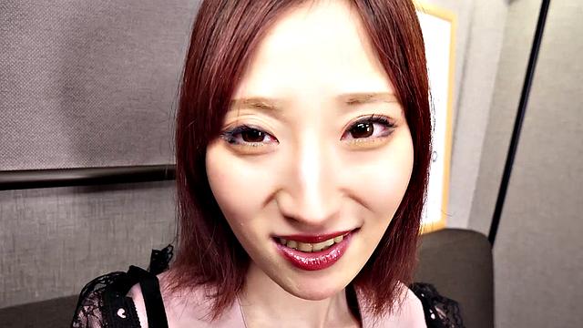 Former Japanese Idol Misaki is in the studio naked