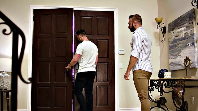 HETEROFLEXIBLE - Cuckold Caden Jackson Watches Husband Brogan RAW FUCK Bottom Jkab Ethan Dale