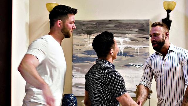 HETEROFLEXIBLE - Cuckold Caden Jackson Watches Husband Brogan RAW FUCK Bottom Jkab Ethan Dale