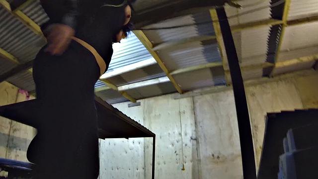 Masked Robber Fucked By Copper