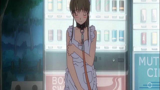 Maid In Apron Humiliated And Walked With A Leash