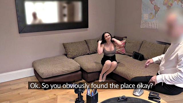 Big Aussie Babe Eats Cumload