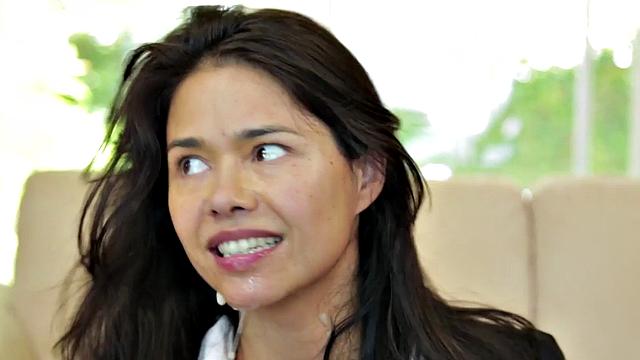 White booty anally bbc split in interracial trio